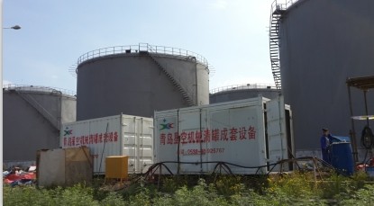 機械清罐現場(chǎng)